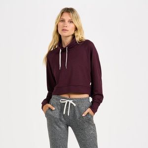 Vuori Halo cropped funnel neck sweatshirt